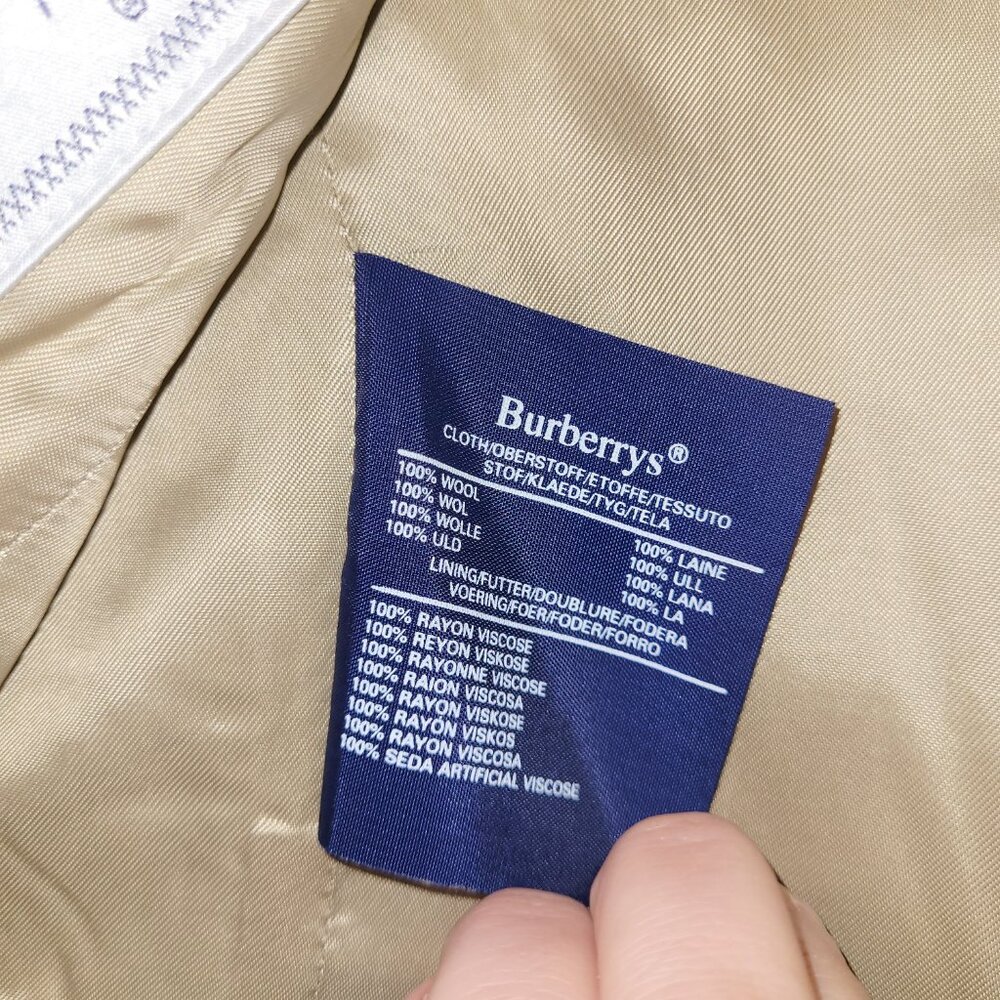 Burberrys Vintage Wool Twill Blazer (as is) M/L - Picture 6 of 10